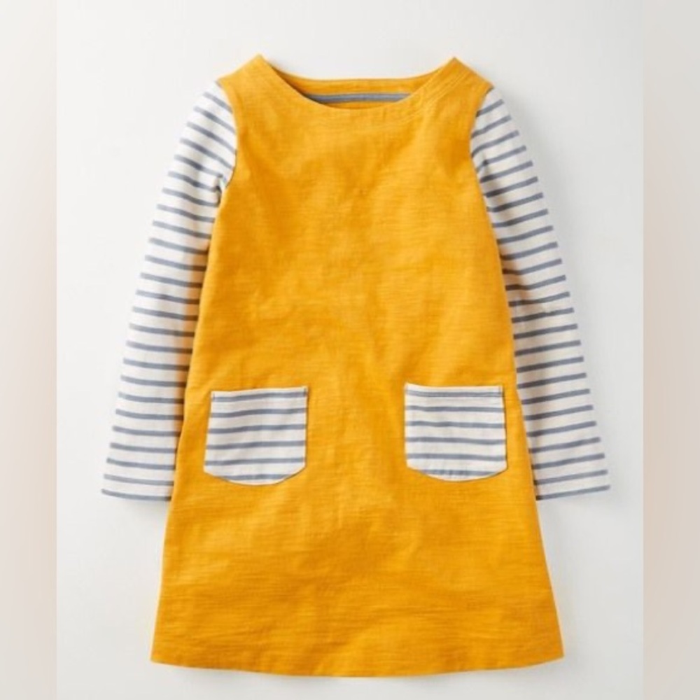 Mini Boden Cozy Striped Pocket Dress 2-3years Long Sleeved.. this one is 🔥🔥